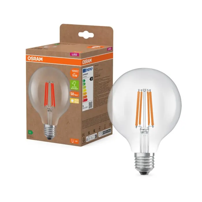 Envío Exprés Lámparas Osram E27 5 Watt blanco cálido 1055 Lumen