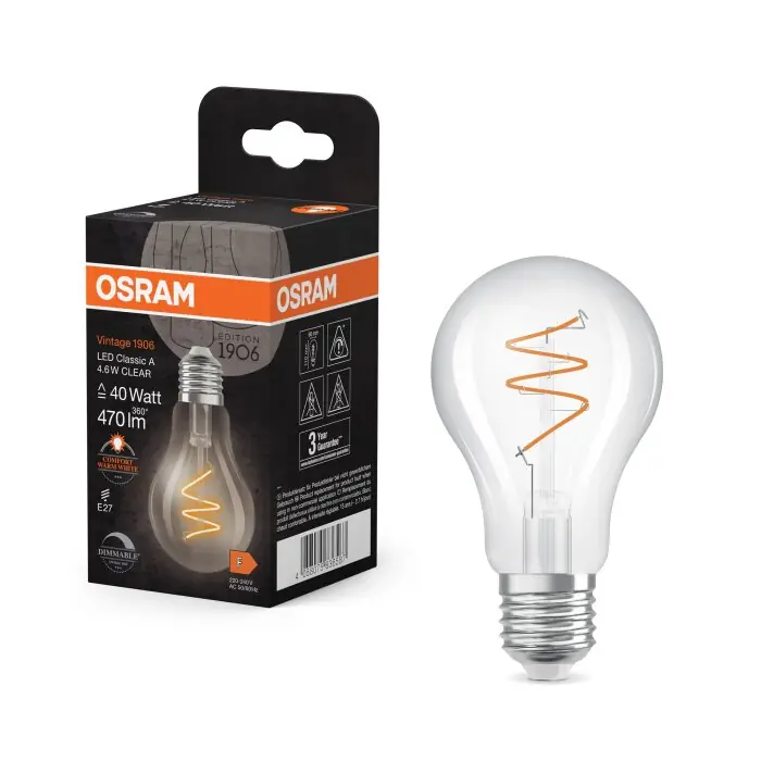 Lámparas Osram 4.6 Watt blanco cálido regulable 470 Lumen Venta Final