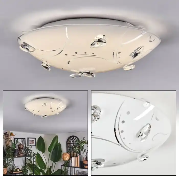 Davin Plafones LED Blanca, 1 luz Barato