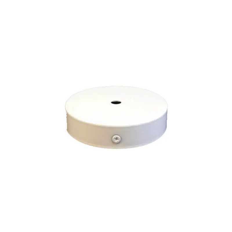 Pago Seguro Soporte de metal color blanco 120mm diámetro y una salida