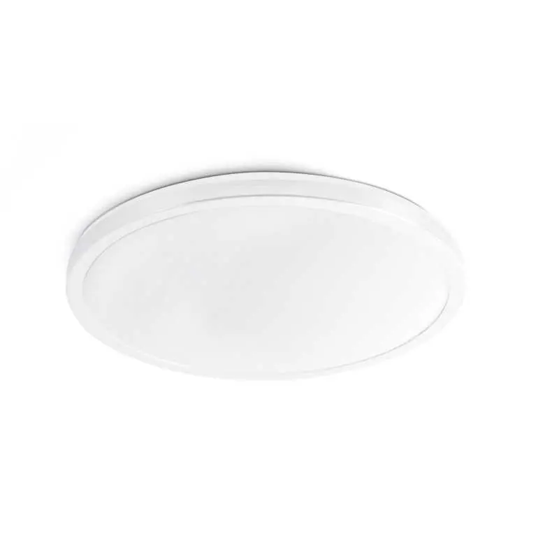 Gran Oferta Lámpara techo aluminio LED integrado blanco mate ROUBERT