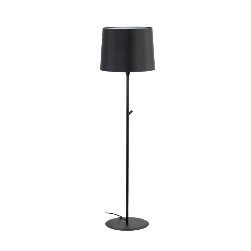 Novedad Lámpara suelo acero E27 negro mate BOULES