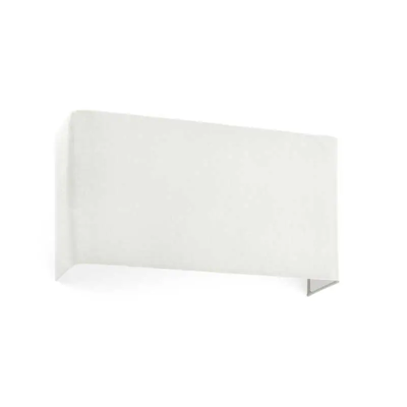 Lámpara pared acero E27 blanco mate BEAUVAL Barato
