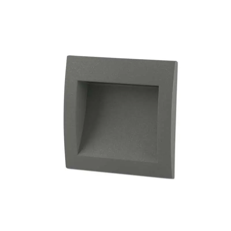 Devolución Gratuita Lámpara pared aluminio LED integrado gris DUCLAIR