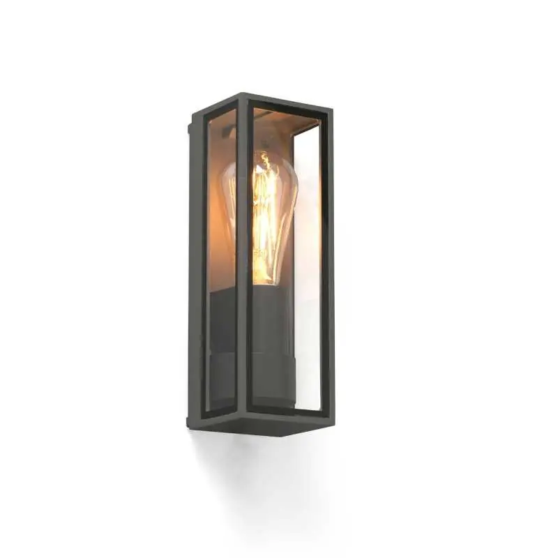 Lámpara pared aluminio E27 gris CAMBIAC Compra Hoy