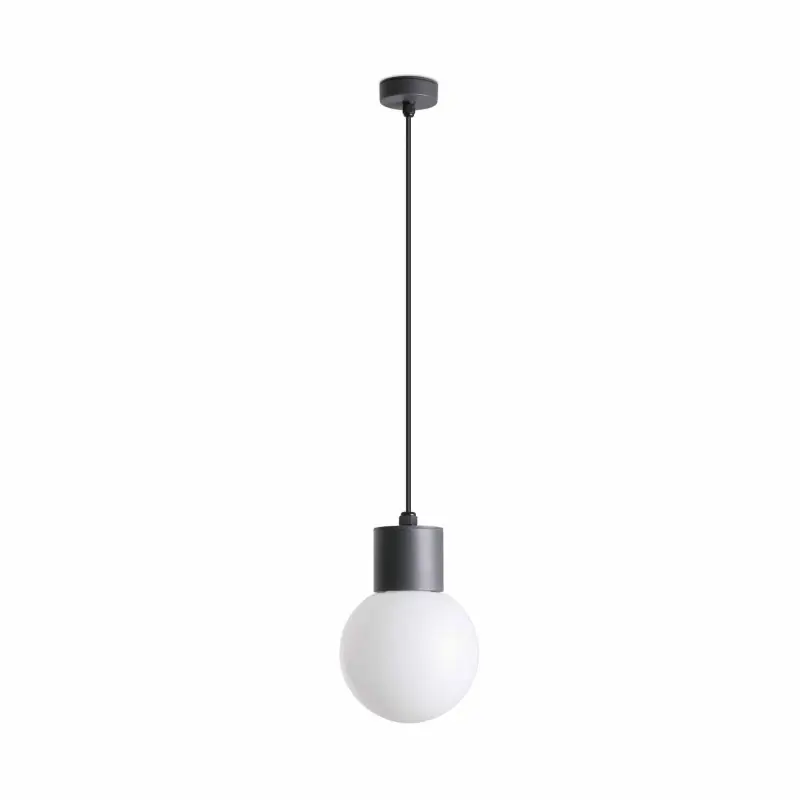 Súper Precio Lámpara techo aluminio E27 gris MEUDON