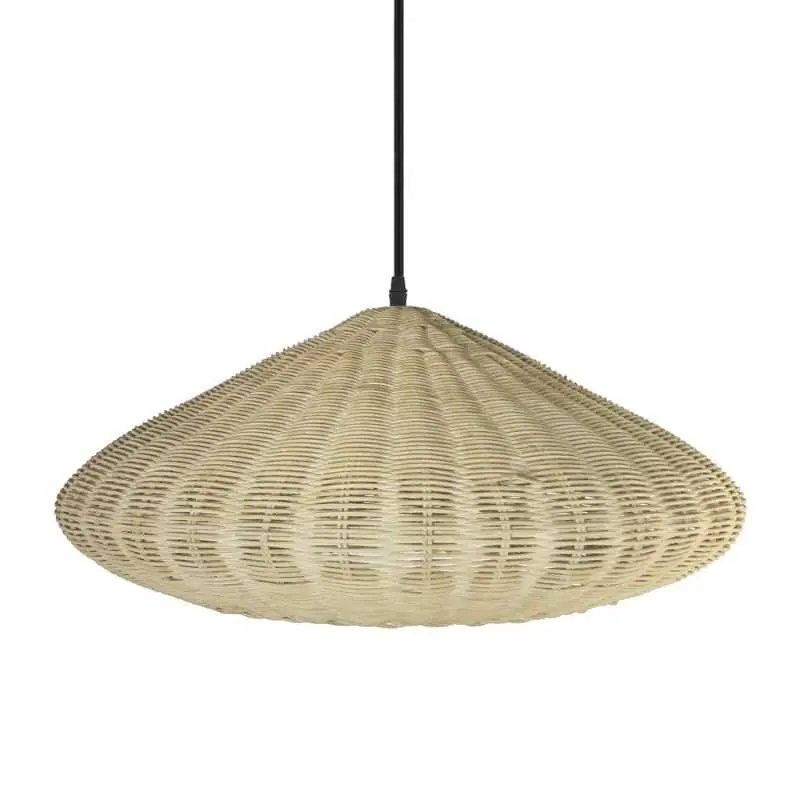 Barato Colgante simple HARDY mimbre E27 LED colores
