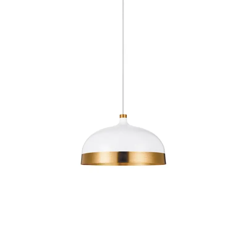 Más Vendido Colgante simple TAUTY aluminio E27 LED color blanco