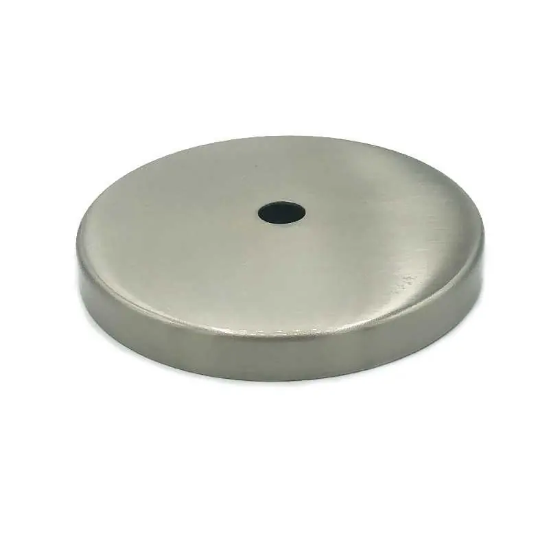 Envío Exprés Tapa portaglobos acero cepillado 99mm diámetro x 6mm