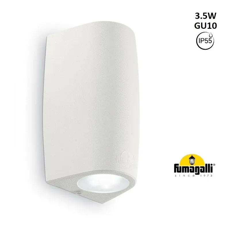 Oferta Especial Aplique de pared FUMAGALLI "Marta 90-1" - GU10 - IP55 - 3,5W Negro