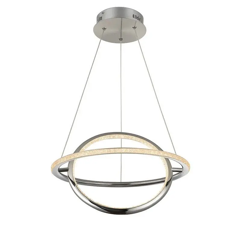 Últimas Unidades Lámpara colgante LED "SIRKLER" 28W efecto cuarzo Blanco cálido 3000K