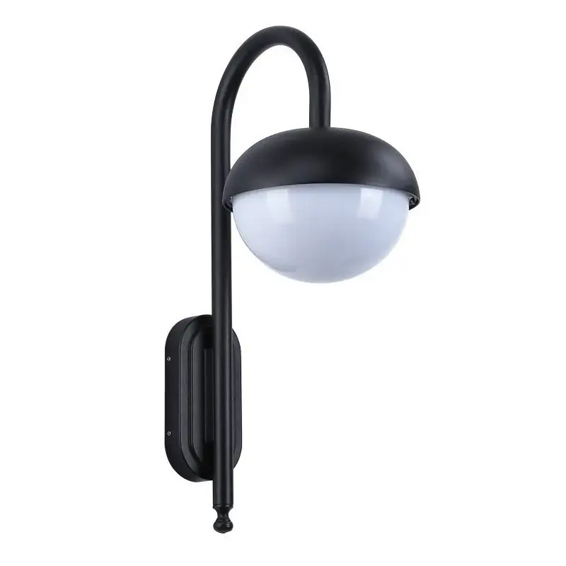 Aplique de pared para exterior "GRAHAM" E27 IP44 Negro Promoción