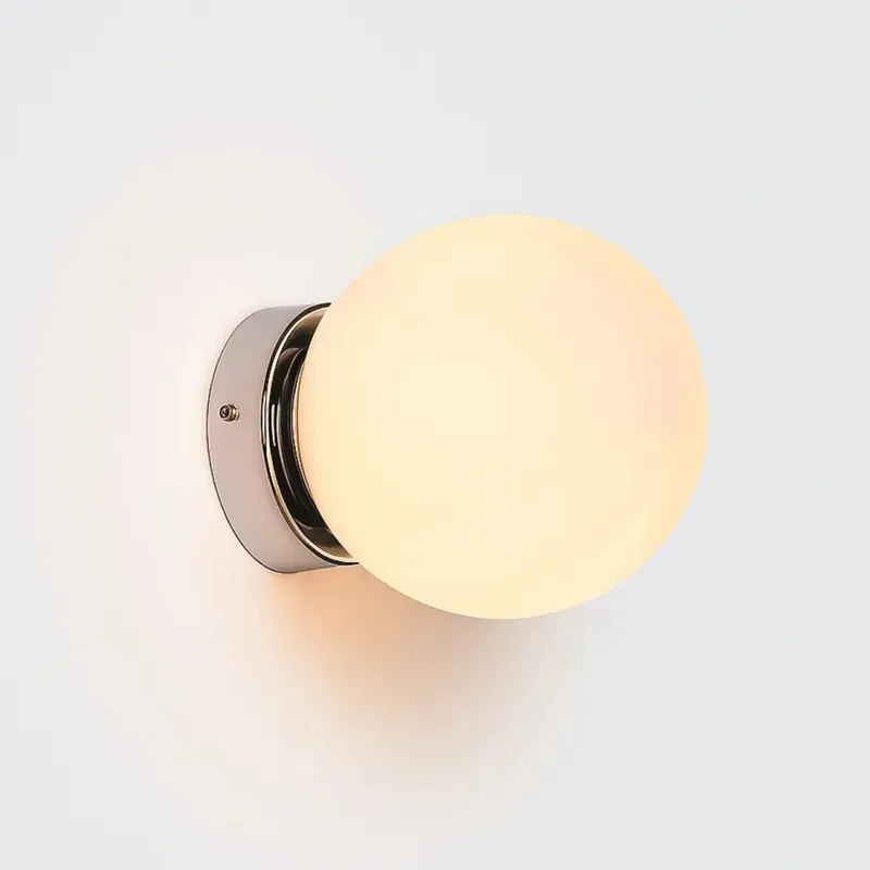 A Buen Precio Aplique de pared bola cristal "Rober" Dorado
