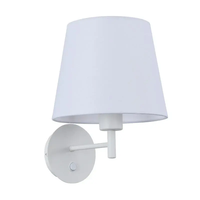 Aplique de pared con pantalla e interruptor Classic "RIGA" - E27 Negro Compra Ahora
