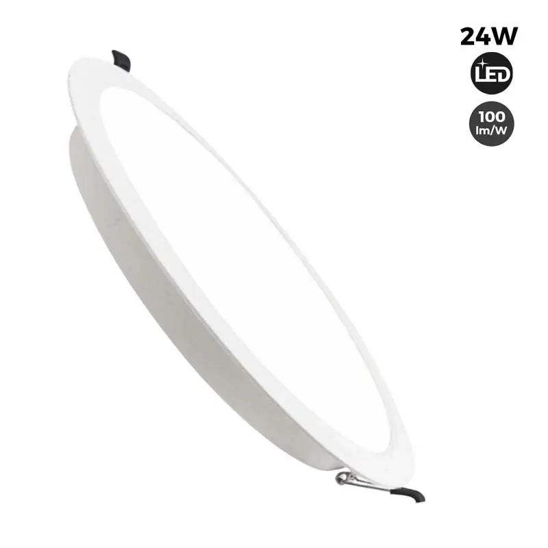 Downlight LED empotrable Slim 24W - Corte Ø275mm Blanco frío 6000K Precio Económico