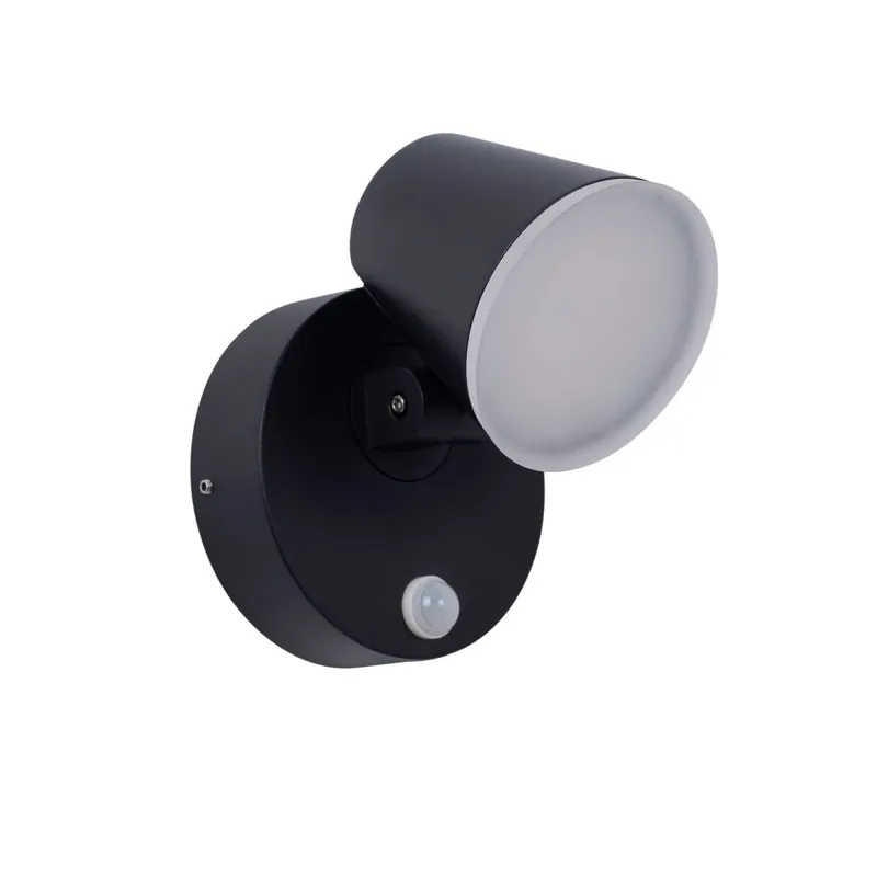 Precio De Oferta Aplique de pared exterior con sensor PIR "Stan" - 12,5W - Orientable - 3000K - IP54