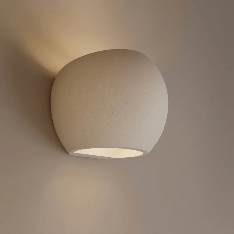 Aplique de pared concreto "Ball" - Up & down - 1 x G9 Gris Ocasión Especial