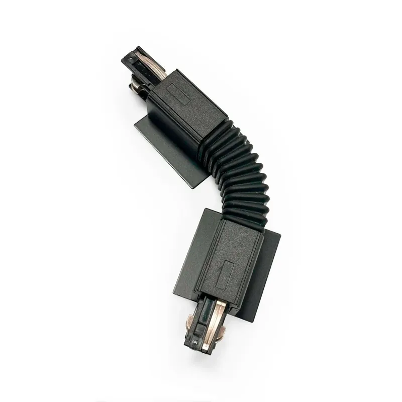 Mejor Precio Unión flexible para carril trifásico empotrable Negro