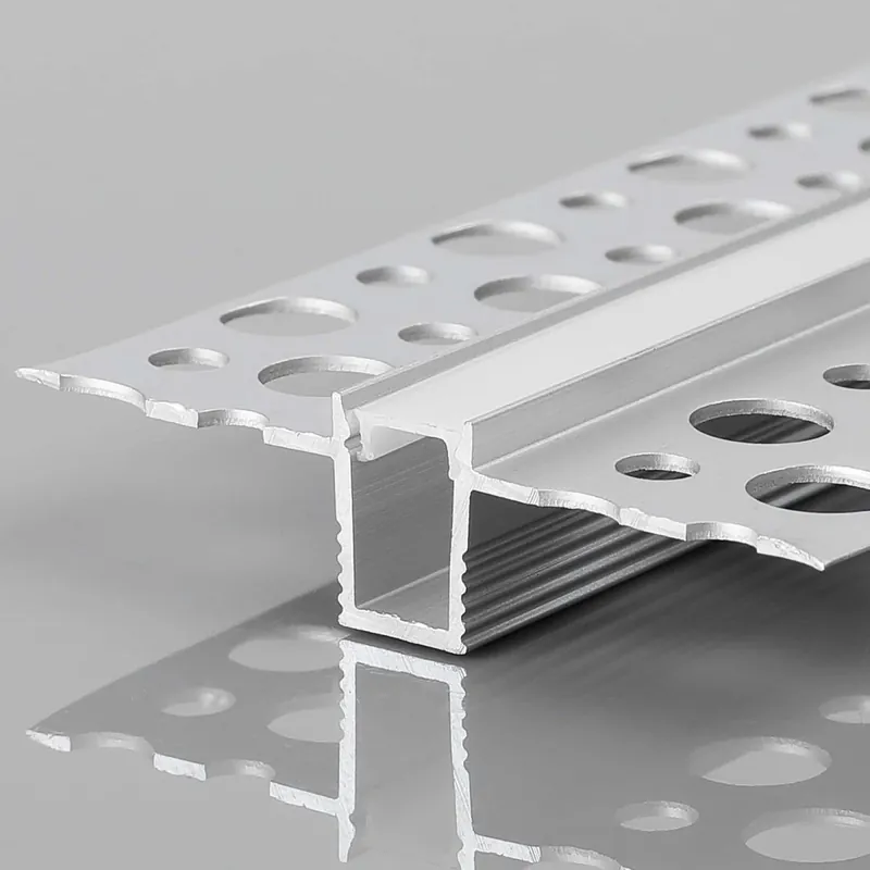 Comprar En Línea Perfil tira LED integración / trimless - 8x7mm - Con difusor - 2 metros Plata