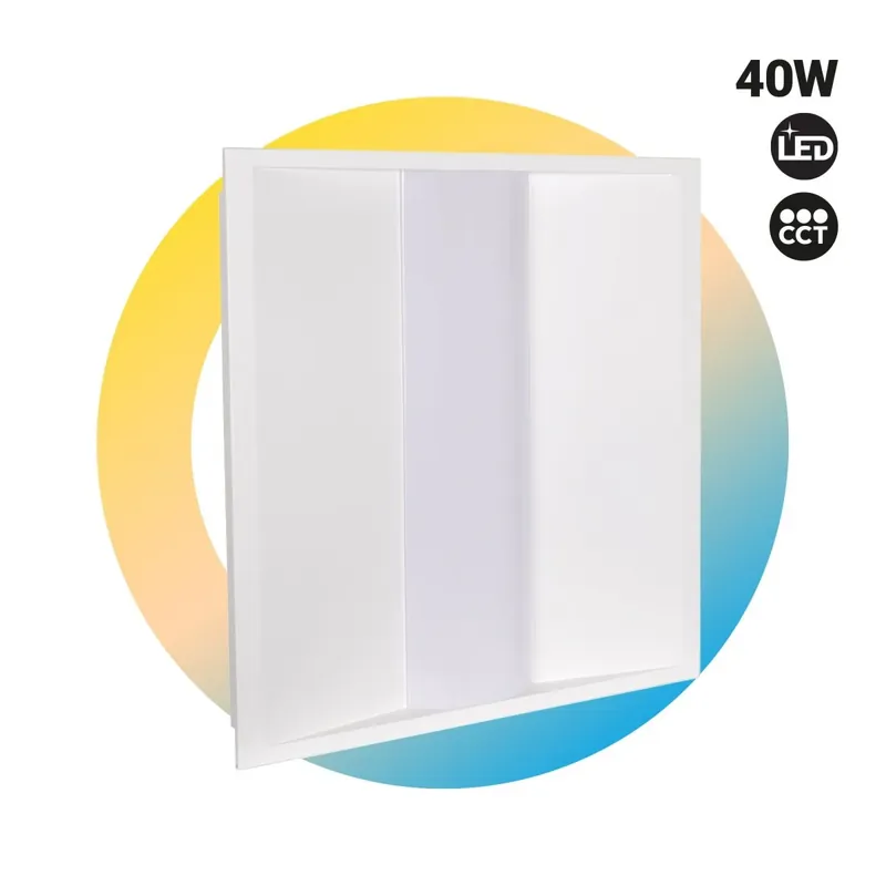 Súper Precio Panel LED Troffer empotrable 60x60cm - CCT - 40W - Chip OSRAM - Driver Philips - UGR18 - IP40