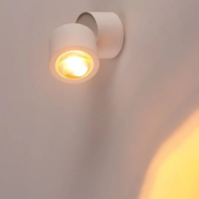 Descuento Aplique de pared y techo "FLOC" - 8W - Efecto atardecer - 1800K Blanco