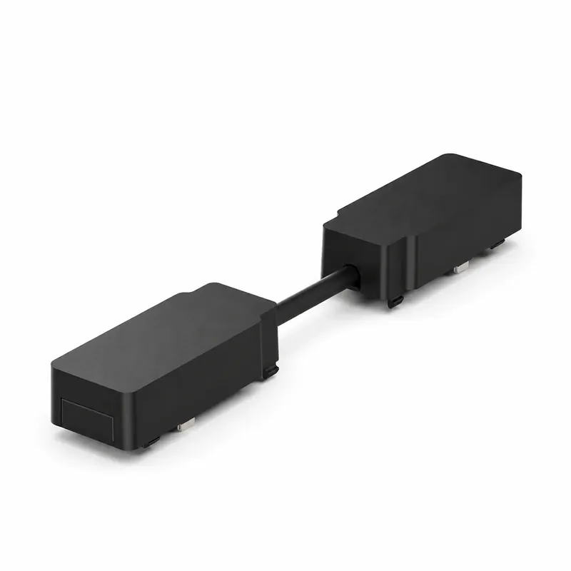Económico Conector recto con cable para carril magnético - 26mm