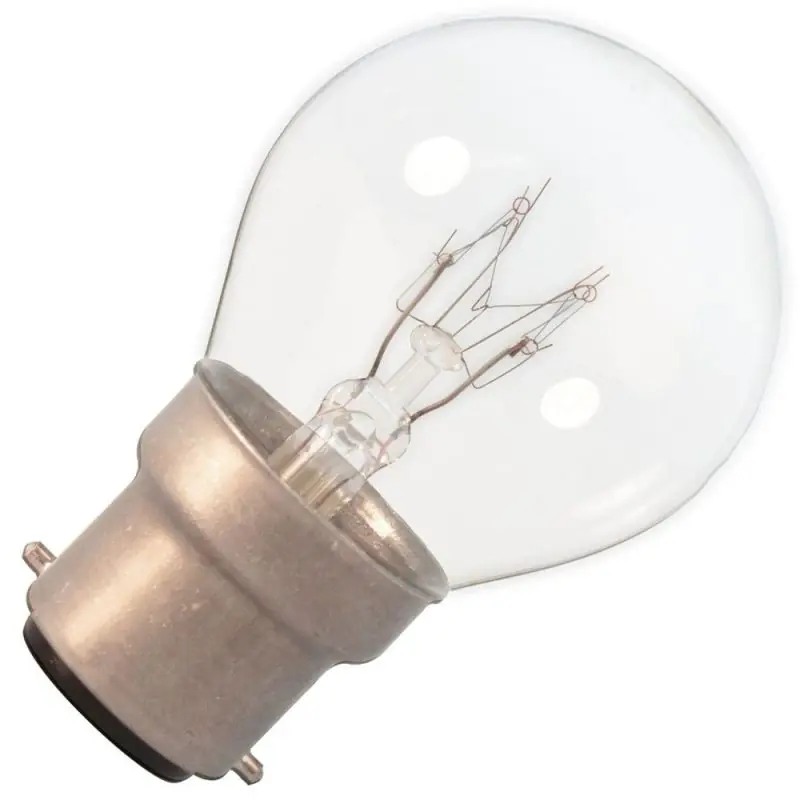 Precio Rebajado Calex | Bombilla | Cierre de bayoneta B22d | Lámpara de bola | Transparente | 45mm | 10W