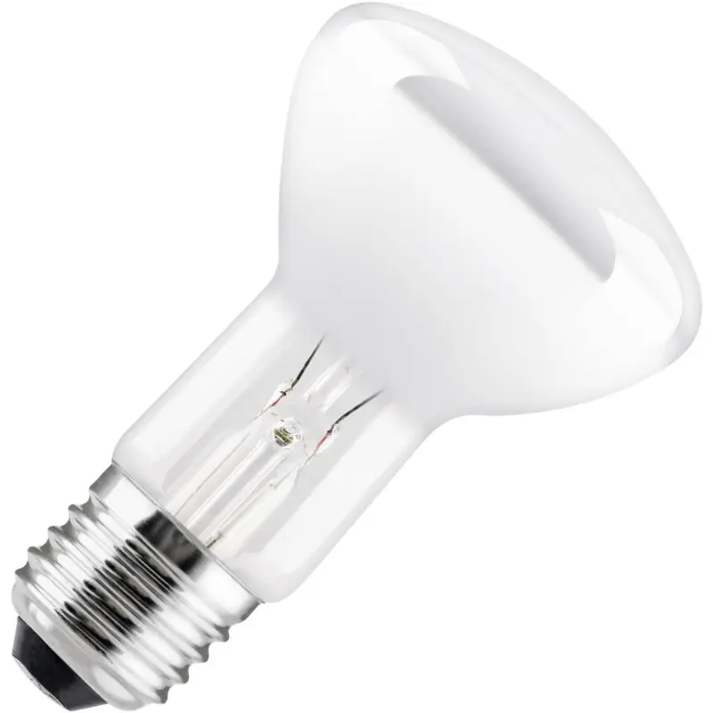 Precio Económico Lámpara incandescente | Casquillo grande E27 | Lámpara reflector | Transparente | 63mm | 25W