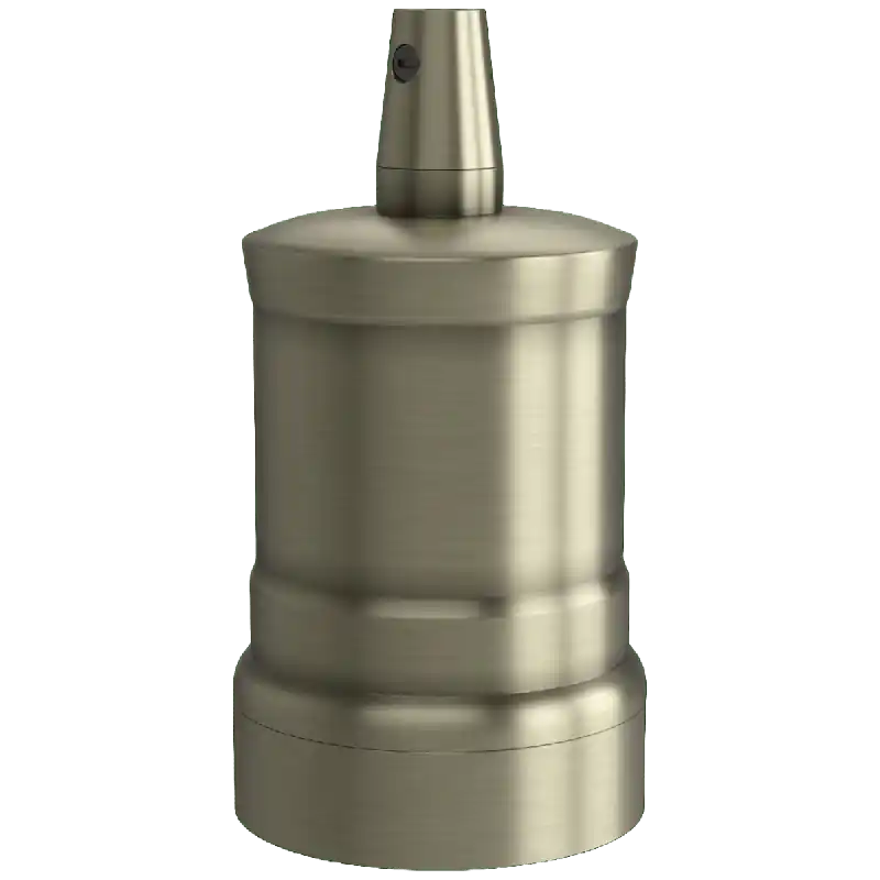 Calex | Portalámparas E27 Aluminio Bronce Mate 60W Descuento