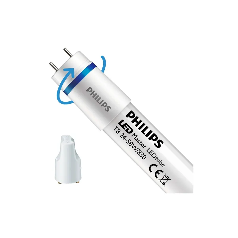 Venta Final Philips Tubo LED T8 MASTER (EM/Mains) Ultra Output 24W 3400lm - 830 Luz Cálida | 150cm - Reemplazo 58W