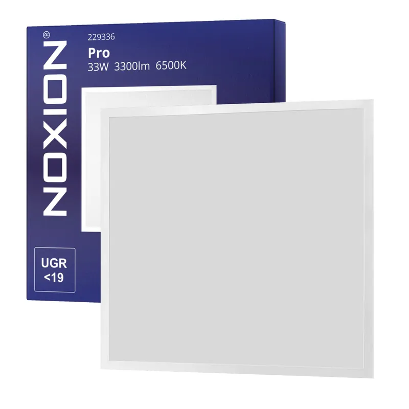 Precio De Oferta Noxion Panel LED Pro 60x60cm 33W 6500K UGR<19 | Luz de Día - Reemplazo 4x18W