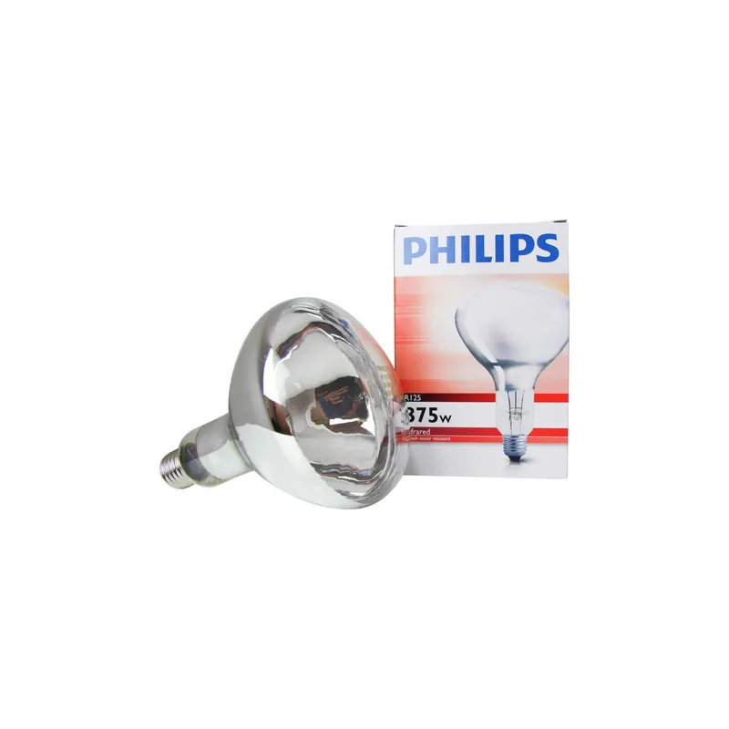 Última Versión Philips R125 IR 375W E27 230-250V