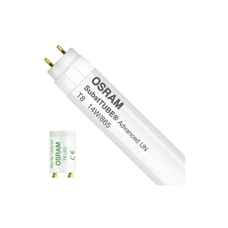 Solo Por Tiempo Limitado Osram Tubo LED T8 SubstiTUBE Advanced (UN) Standard Output 14W 2100lm - 865 Luz de Día | 120cm - Reemplazo 36W