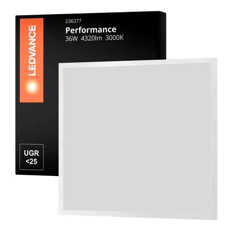 Oferta Flash Ledvance Panel LED Performance 36W 4320lm - 830 Luz Cálida | 60x60cm - UGR <25 - Dali Regulable