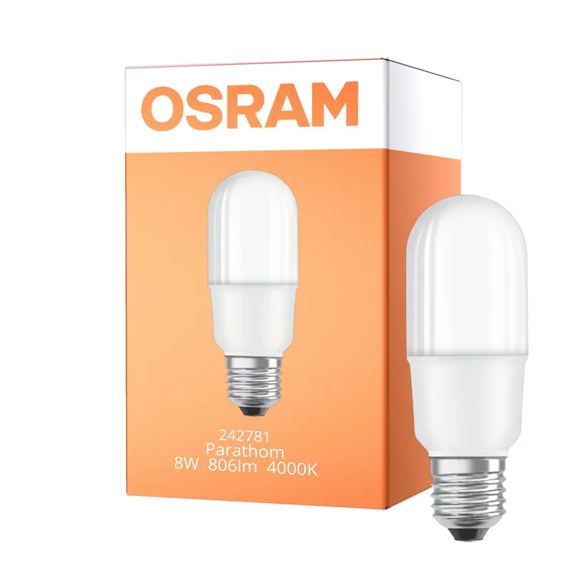 Osram Parathom Retrofit Classic LED E27 Stick Mate 8W 806lm - 840 Blanco Frio | Reemplazo 60W Venta Final