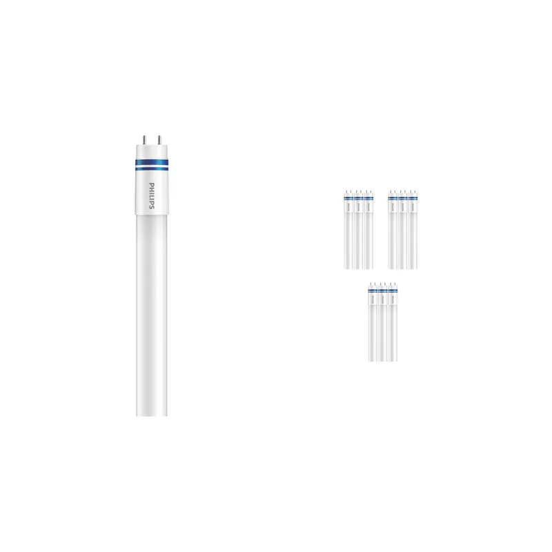 Liquidación Multipack 10x Philips Tubo LED T8 MASTER (HF) Ultra Output 24W 3400lm - 830 Luz Cálida | 150cm - Reemplazo 58W