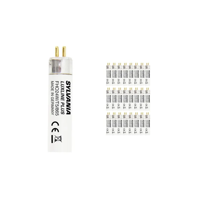 Promoción Exclusiva Multipack 25x Sylvania Luxline Plus T5 24W - 865 Luz de Día | 55cm