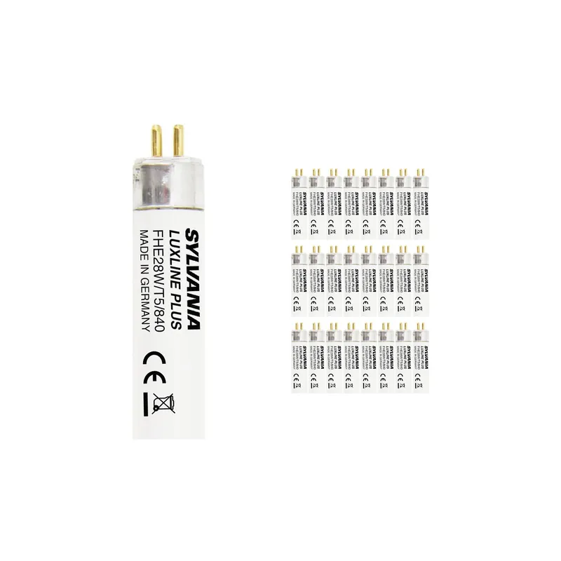 Disponible Ahora Multipack 25x Sylvania Luxline Plus T5 28W - 840 Blanco Frio | 115cm