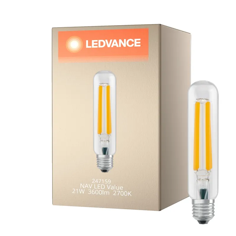Última Versión Ledvance LED Bulbo NAV LED FIL V E27 21W 3600lm - 727 Luz muy Cálida | Reemplazo 50W