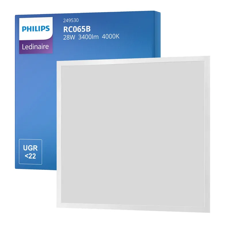 Philips Panel LED Ledinaire RC065B 28W 3400lm - 840 Blanco Frio | 60x60cm - UGR <22 Compra Hoy