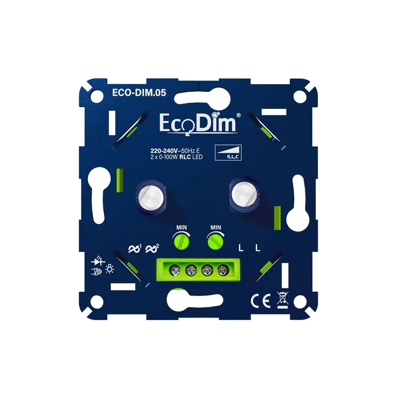 EcoDim.05 Dimmer LED DUO 0-100W (RLC) Precio De Fábrica