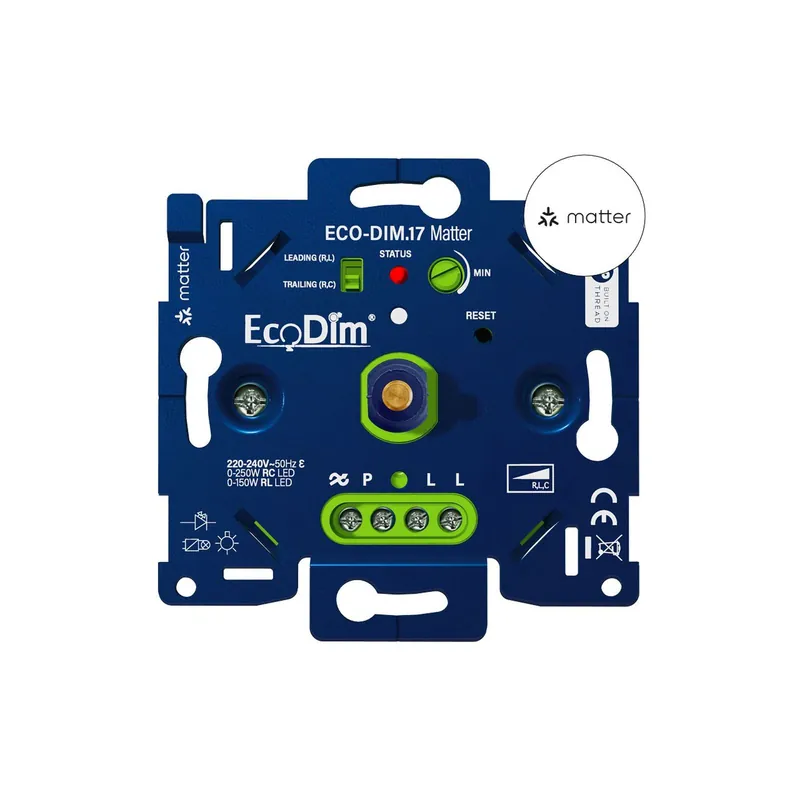EcoDim.17 Dimmer LED Matter Presionar/Girar 0-250W (RLC) Rebajas