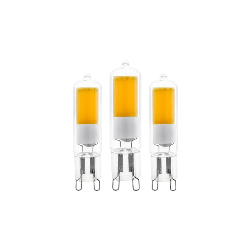 Alta Calidad Multipack 3x Eglo LED Capsule G9 Clara 6W 200lm - 830 Luz Cálida | Reemplazo 15W