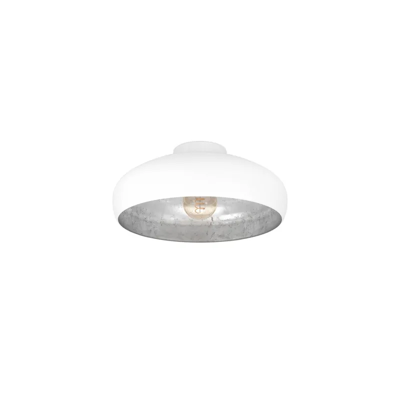 Eglo Luz de techo Mogano Blanco, Plata | Apta para E27 Barato