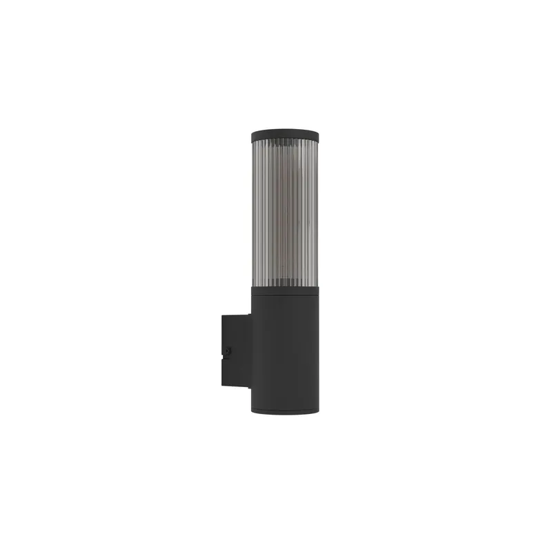 Compra Hoy Eglo Luz De Pared Salle Al Aire Libre Aluminium Negro | Apta para E27