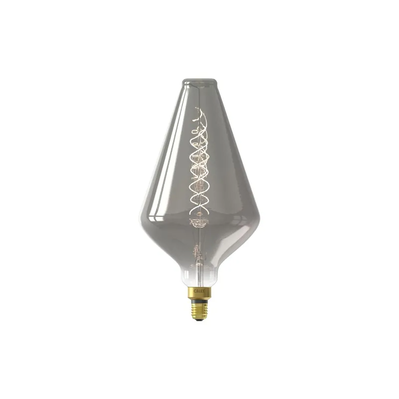 Calex XXL Vienna Titanium LED E27 Con Filamento 6W 80lm- 818 Luz Muy Cálida | Regulable Oferta Especial