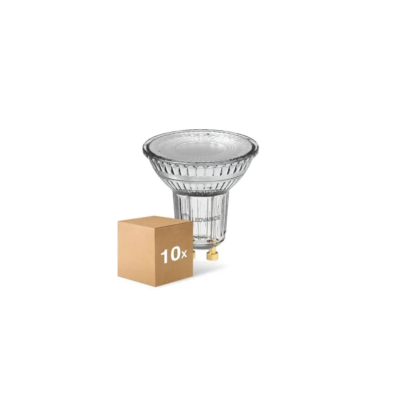 A Buen Precio Multipack 10x Ledvance Performance Foco LED Reflector GU10 PAR16 4.5W 350lm 36D - 927 Luz muy Cálida | Mejor reproducción de color - Regulable - Reemplazo 50W