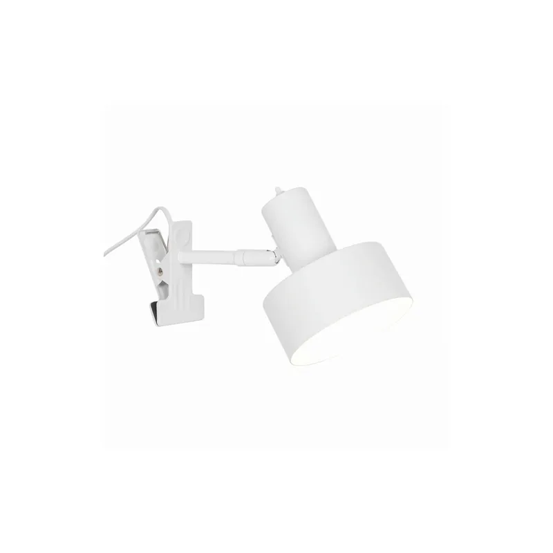 Ordena Ya Nordlux Lámpara De Mesa Matis Clamp Metal Blanco | Apta para 1x E27