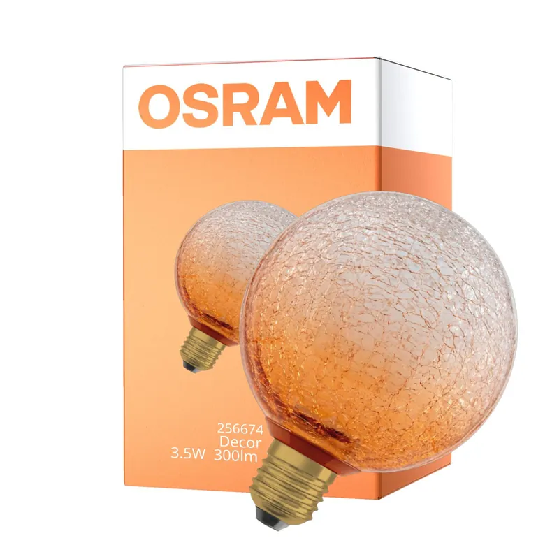 Oferta De Temporada Osram Decor LED Lamp Naranja Vidrio E27 3.5W 300lm - 827 Luz Muy Cálida | Reemplazo 25W