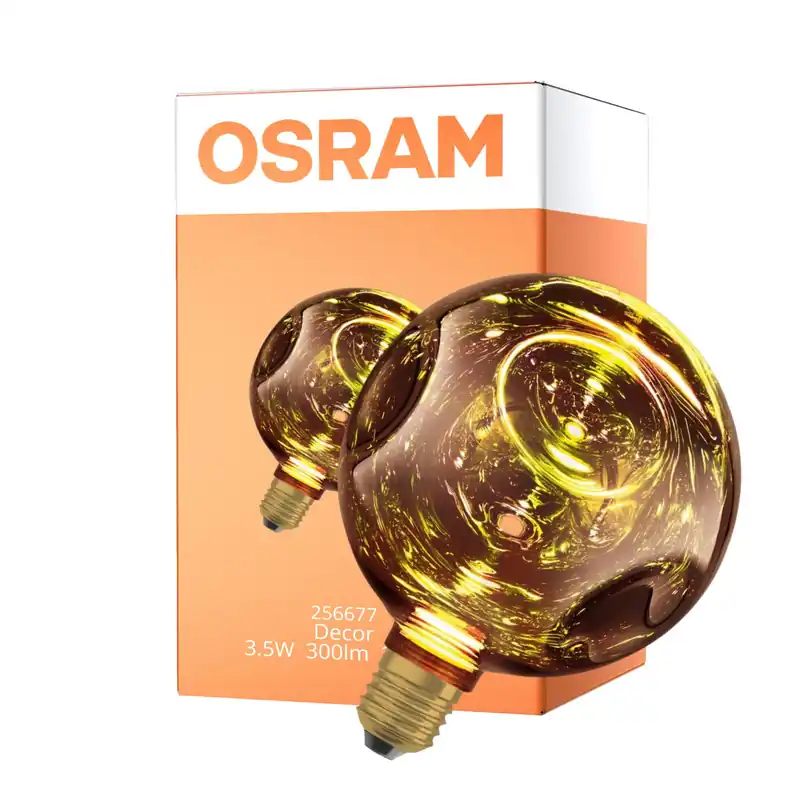 Novedad Osram Decor LED Lamp Rose E27 3.5W 300lm - 827 Luz Muy Cálida | Reemplazo 25W